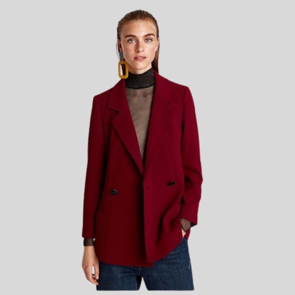 Jones New York Boyfriend Double Breasted Blazer - Picture 1 of 14